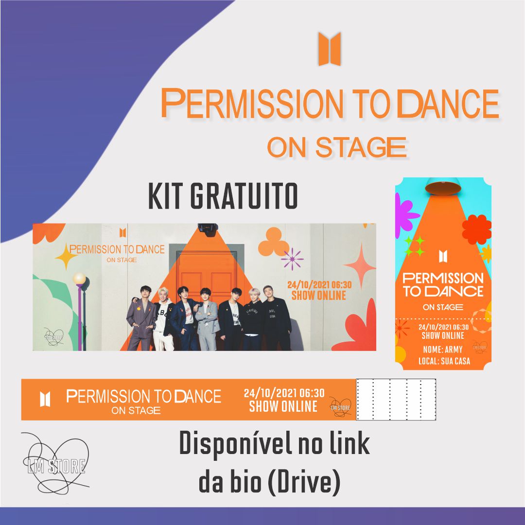 lovemyselfstore's tweet photo. ARMY'S!!! 💜 Preparadas(os) para o #PermissionToDanceOnStage??? 
Nós da Love Myself Store resolvemos disponibilizar gratuitamente esse kit perfeito especialmente para vocês 😉 [+]
(Link na Bio (Drive) )  
#BTS #BTSARMY #PermissiontoDance #PermissionToDanceOnStage #PTD_ON_STAGE https://t.co/2Z1OITowe6