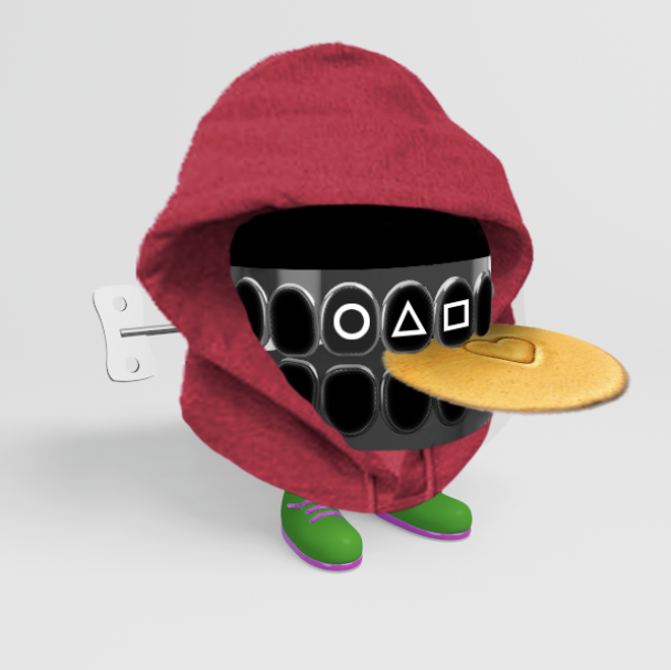 _cryptofelix's tweet photo. Ok @GrillzGang, one more #GrillzArt piece. #SquidGame inspired https://t.co/DONsqMGpbi