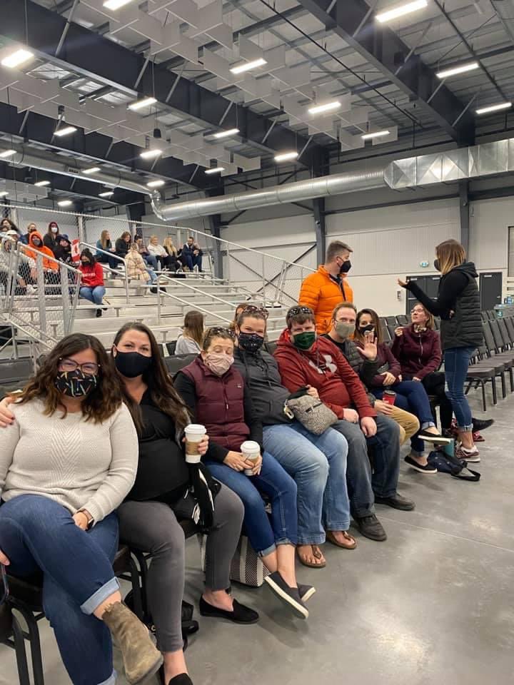 MlleSheppard's tweet photo. Grateful for the opportunity to spend our PD day learning more about Pow Wow’s, and coming back in the evening with my twinnypop to take in even more dancing! @rdcrs #twinnypops https://t.co/eFEXcVrV3C