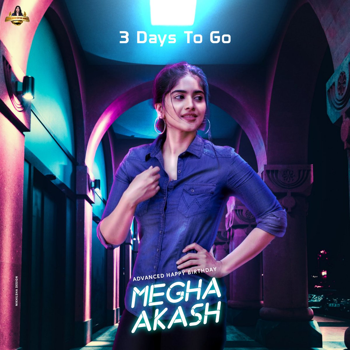 team_maew's tweet photo. Only 3 Days For Queen Birthday Celebration✨️🎉

Advance Happy Birthday Meghi❤️❣️
@akash_megha

#MeghaAkash #TeamMAEW 

Design :- @NIKHILSHADesign https://t.co/7j1MzG6UMH