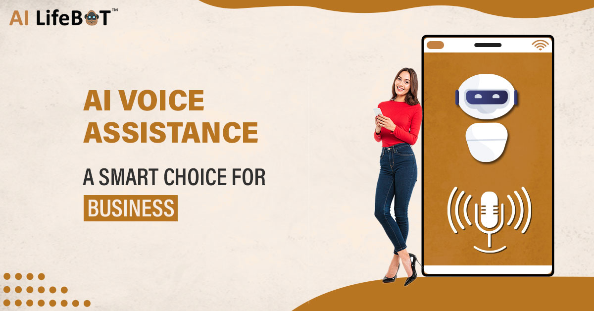 AILifebot's tweet photo. AI VOICE ASSISTANCE: A SMART CHOICE FOR BUSINESS 
Read more:-https://t.co/2SHUsEcMOQ
#chatbotmarketing #machinelearning #chatbotdevelopment #digitalmarketing #chatbotmessenger #marketing #technology #voicechatbot https://t.co/Y0d08oULxd