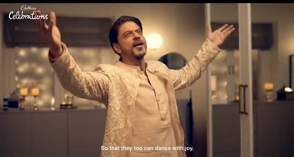 New Diwali Ad for Cadbury! 
The Brand SRK will always stay and rule! 🔥

#ShahRukhKhan #CadburyCelebrations