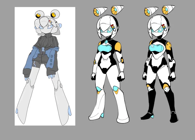 Trying to redesign D.E.O. slightly-
left or right? 