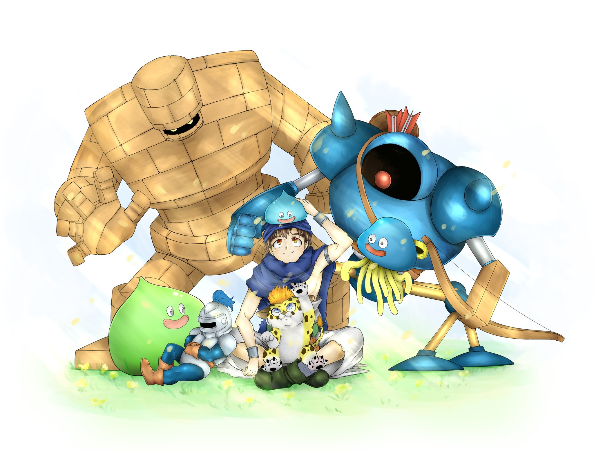 みのの 動画投稿頑張ります 仲間モンスター ドラクエウォーク ドラクエ イラスト T Co 742jkgcqb0 Twitter