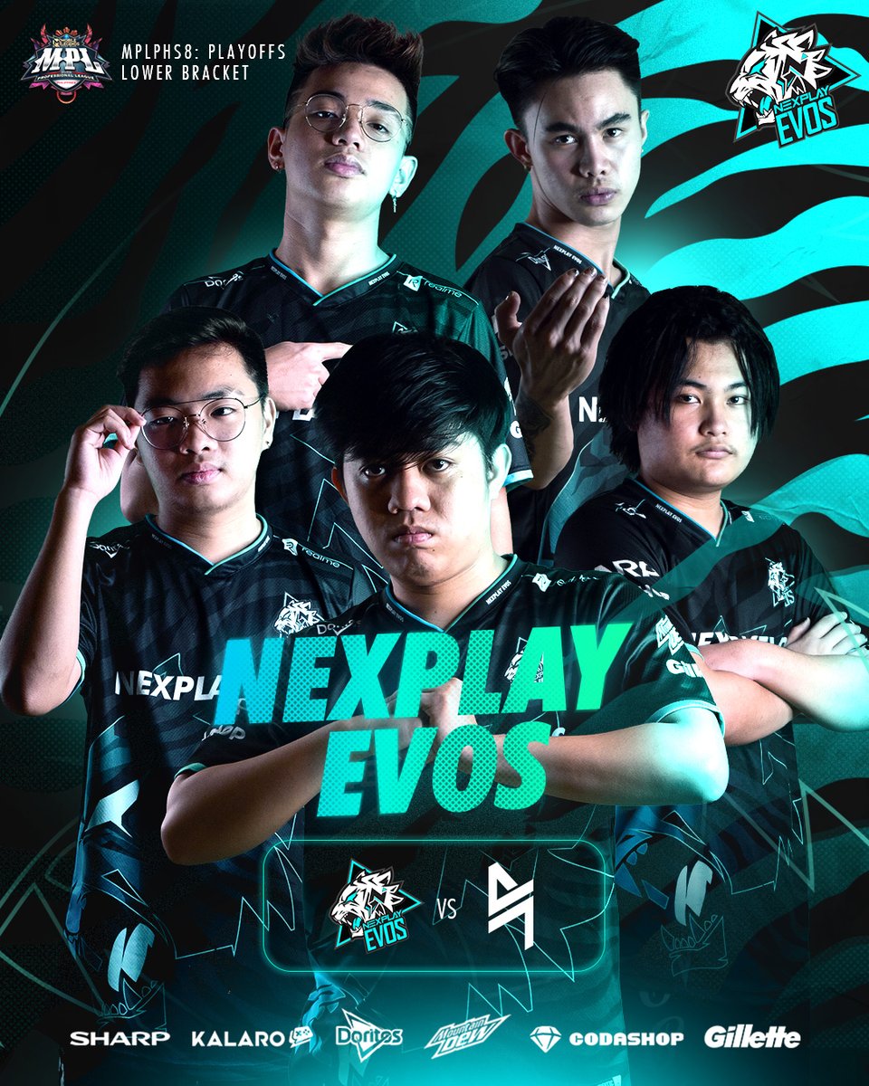 NexplayEsports's tweet photo. Another amazing dau meaning another amazing battle!
Support our Nexplay Evos team as they will be facing Blacklist International at 3pm!
#NexplayEsports #TheNexplayWay #NexplayRoar #OneTeamOneGoal #EVOSEsports #MLBB #Codashop #Sharp #MountainDew #Doritos #Gillette #KALARO https://t.co/TTDjLgxRwL