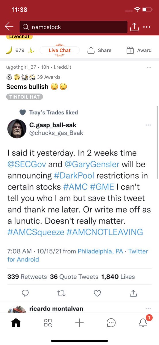 TrexxxThe's tweet photo. This is happening! #ApeNation TO THE MOON! 🌙 🦍 https://t.co/SmiDeVcr3g