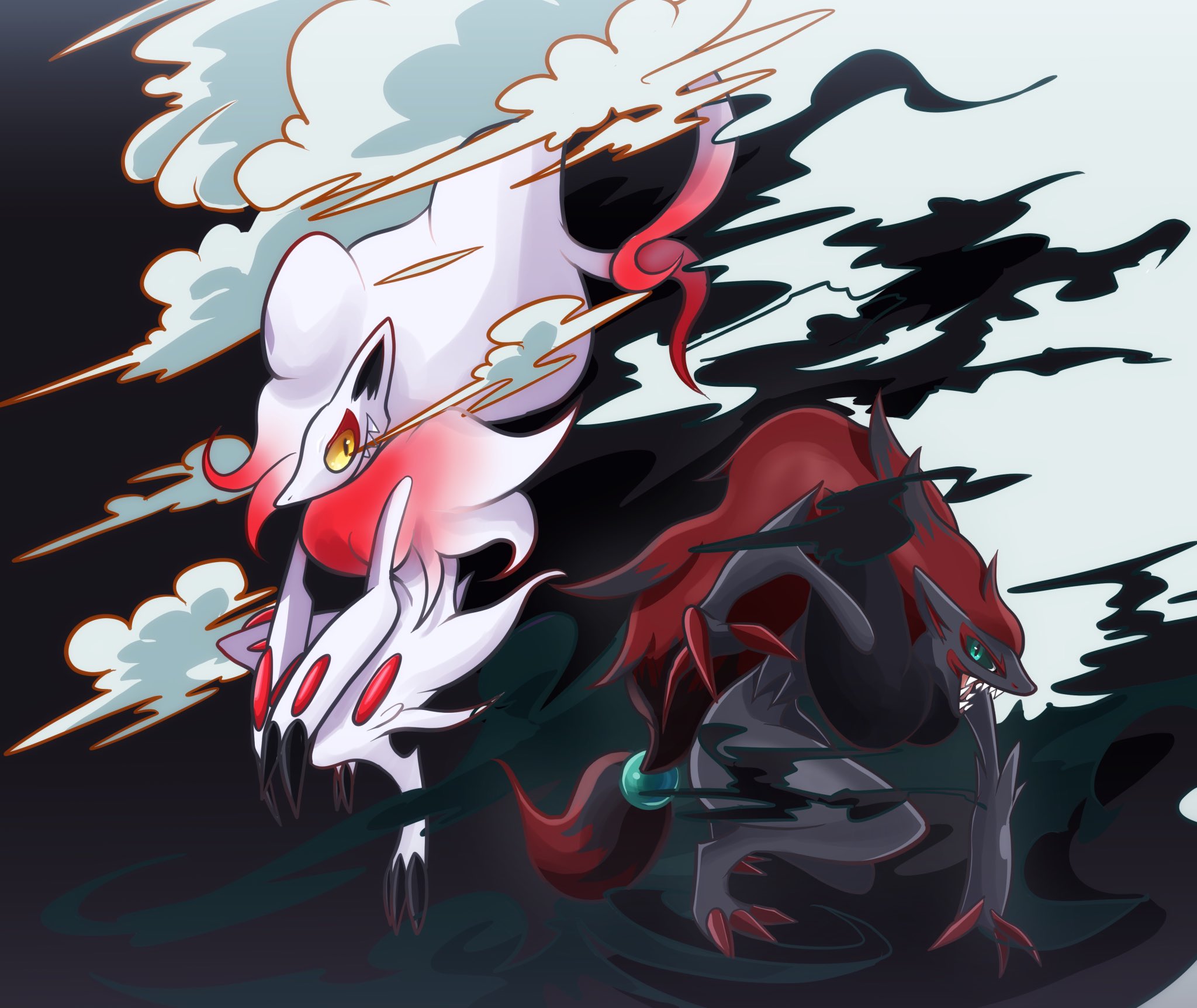 二角 ニッカド ゾロアーク ポケモンイラスト レジェンドアルセウス T Co D1h1f91ofa Twitter
