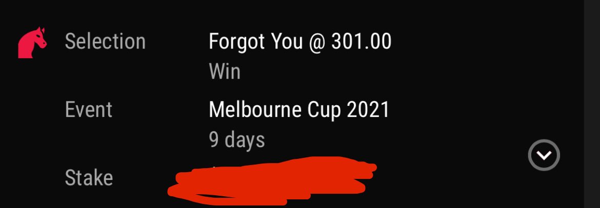 Team_0_CHUCK's tweet photo. @AndrewNJHawkins 🙏 #MelbourneCup #ForgotYou https://t.co/MSbawDFF46