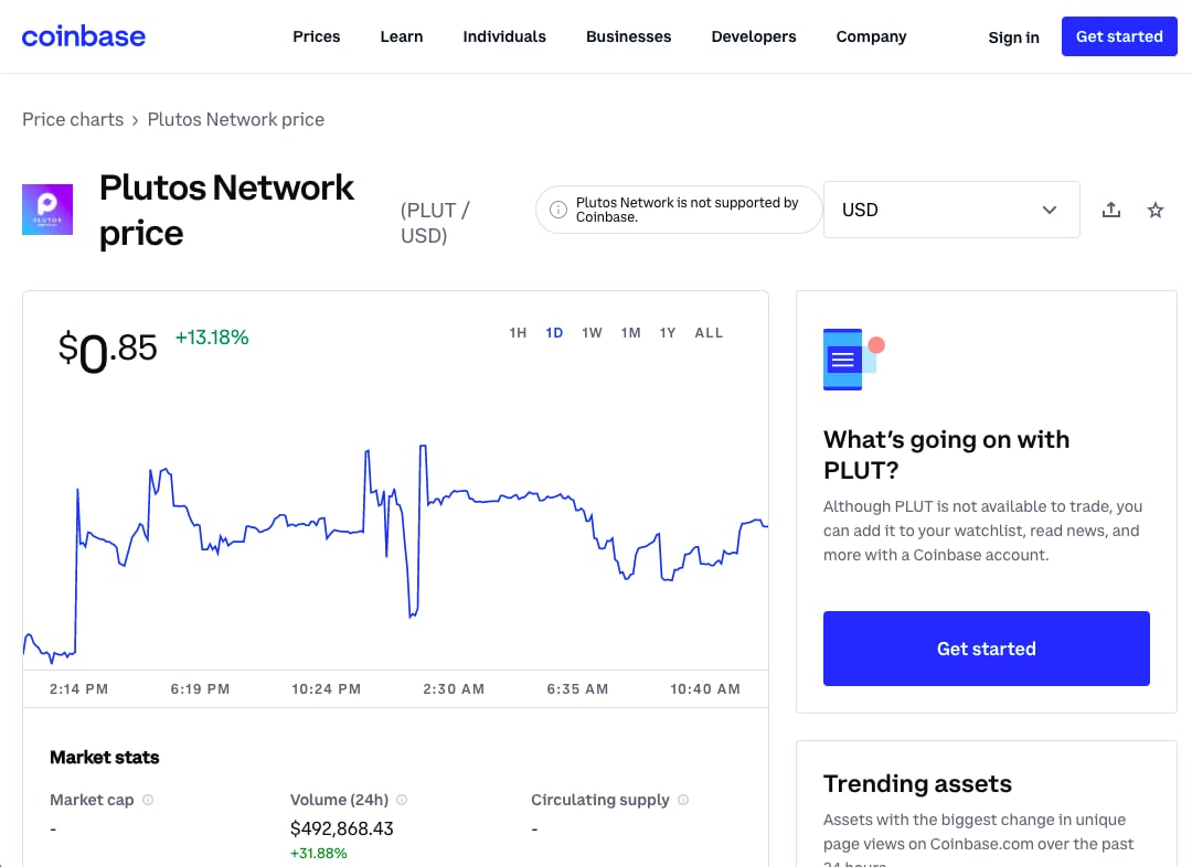AgathaAgath4's tweet photo. Well… another dream to come true #plutonetwork @coinbase
Make dreams bigger https://t.co/T7XgBYVt1J