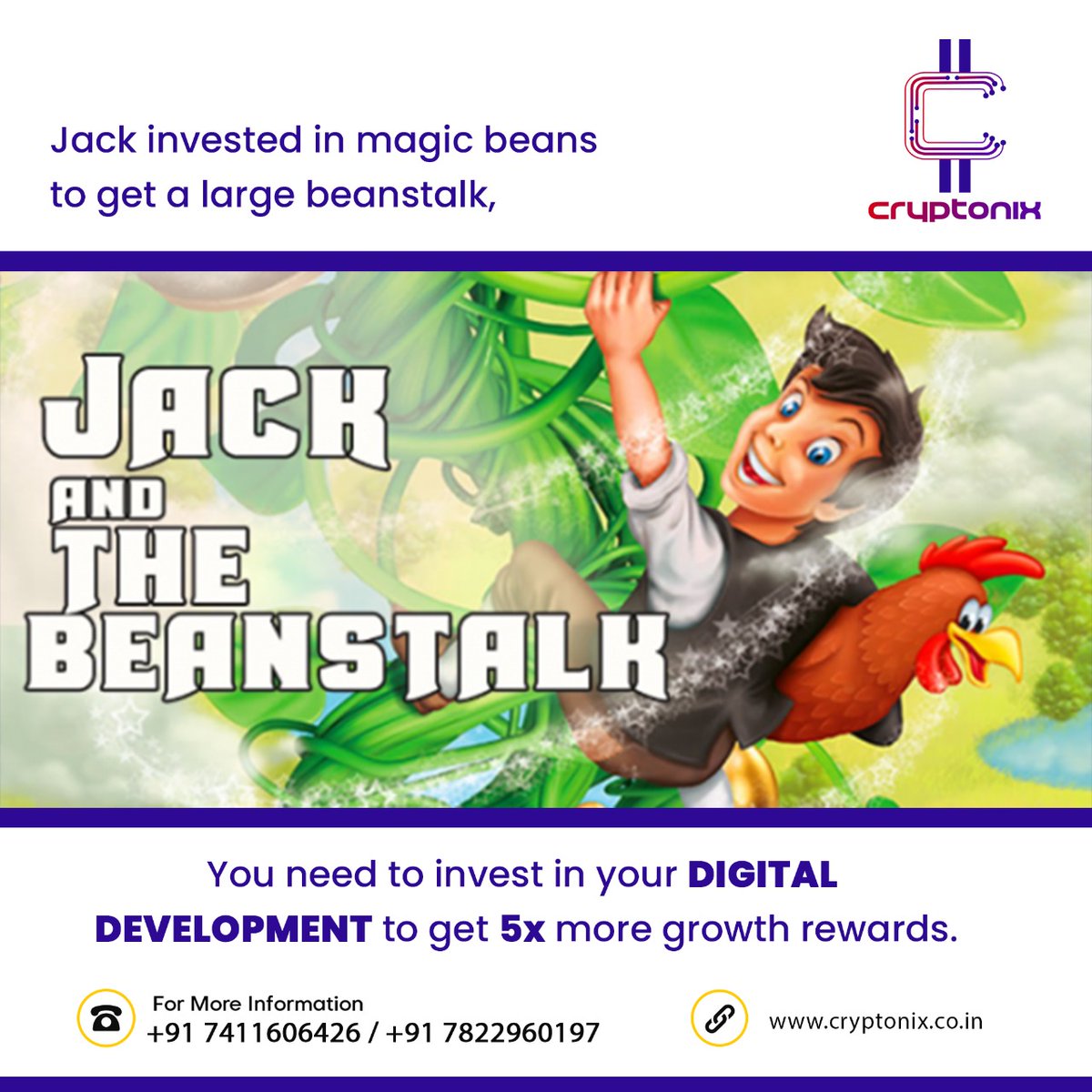 Cryptonixltd's tweet photo. Give a man magic beans he will live like a King, Give a business a website they will develop for a lifetime.
#jackofalltrades #collabchallenge #teamitright #contentisking #contentwriting #invention #digitalmarketing #marketing #socialmediamarketing #socialmedia https://t.co/JbA8O5tx2u