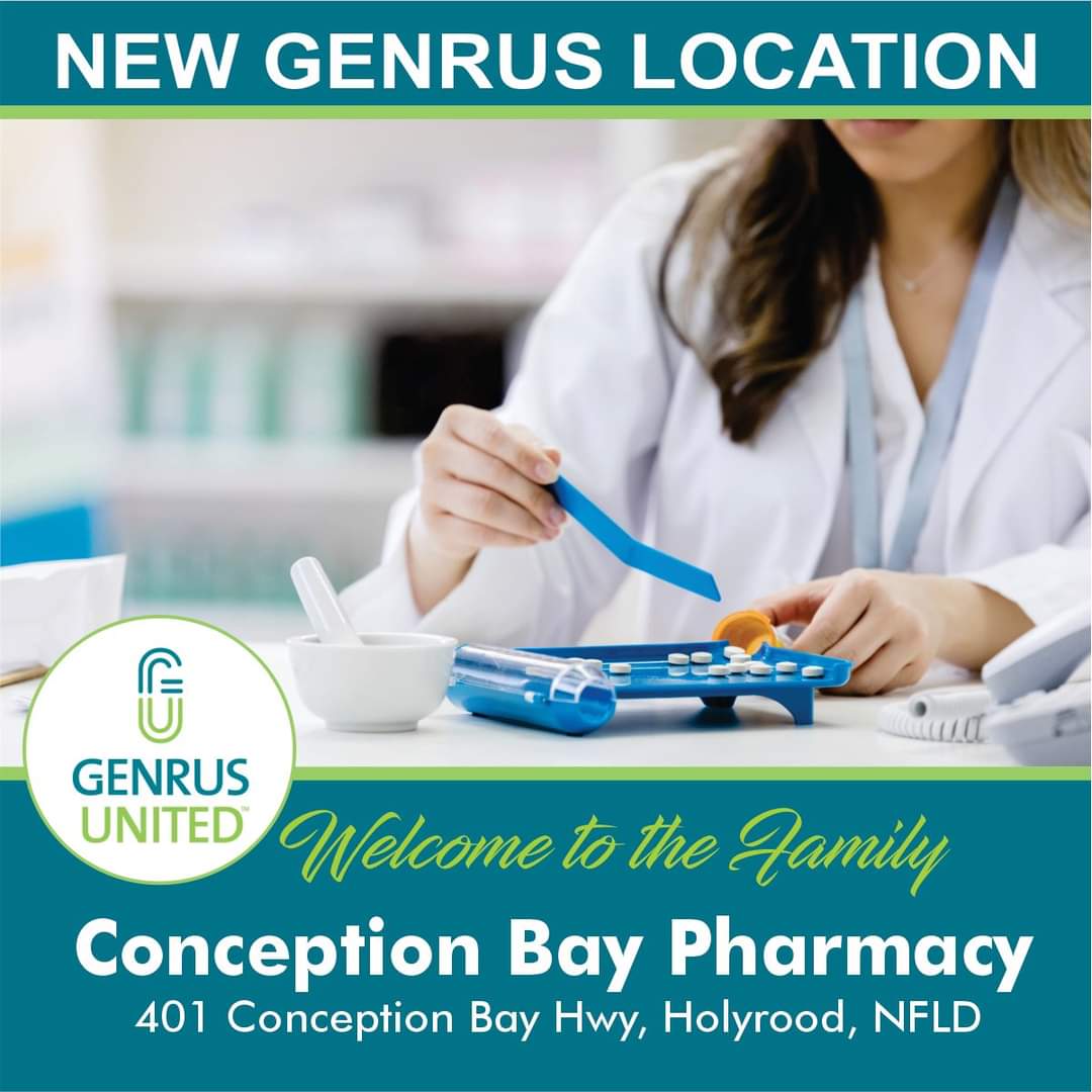 Welcome to the team Conception Bay Pharmacy! We are always growing to expand our participating Pharmacies and every new addition is a victory towards reducing medication costs for Canadians!
#prescriptions #Canada #HealthForAll #Newfoundland