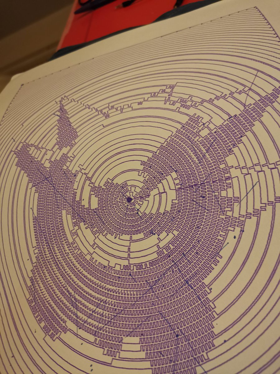 gereon_gerides's tweet photo. my first actual plots. This is a lot of fun, and I can't wait to plot self-written code!! #plottertwitter #makelangelo https://t.co/N0MMLUbVCK
