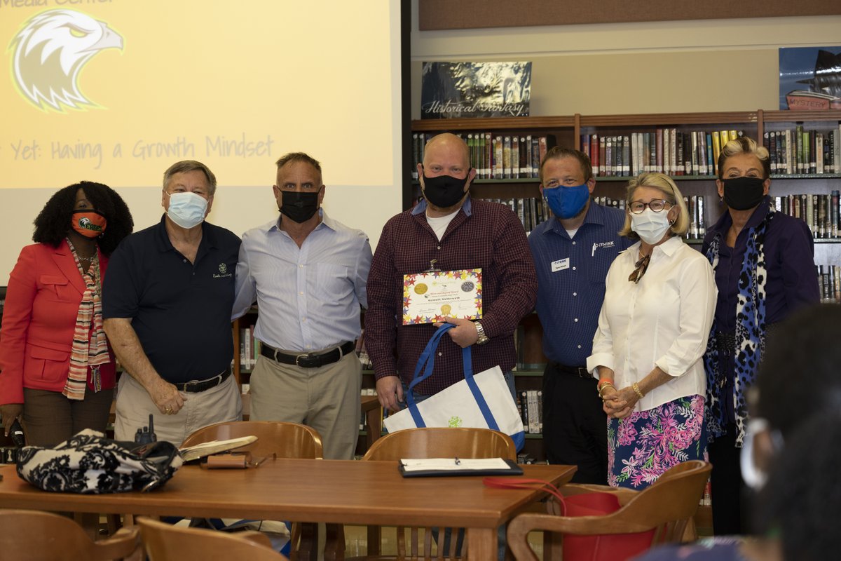 We would like to congratulate the ff dedicated educators who were nominated by their peers and won the #AboveandBeyondAward at  <a href="/ATL_Eagles/">Atlantic High School</a> <a href="/pbcsd/">The School District of Palm Beach County</a> 

Ronniece White
Susan Rodriguez
Rebecca Radic
Marie Cadet
Catherine Darby
Kenneth Muhlerwirth
Kerry Leach.

<a href="/SandraE57409095/">Sandra Edwards</a>