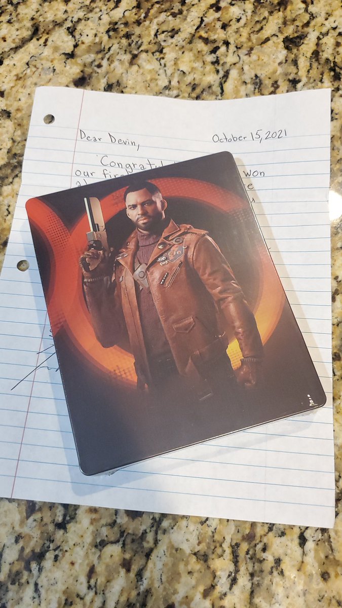 DatNinjaDev's tweet photo. It's the hand written letter for me. Thanks again @CadillacOnMars and @TAYREL713 and as always #FuckMikeFowler 🤣 https://t.co/r06HXG5HmM