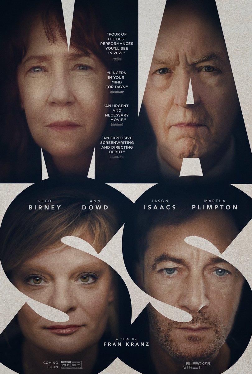 Just got out of “Mass” and dear lord. Heartbreaking, raw, tense, emotional and 100 other adjectives describe how amazing this movie was. All 4 actors should be nominated. I was speechless at the end of this @FilmFest919 #Mass #JasonIsaacs #AnnDowd #ReedBirney #MarthaPlimpton