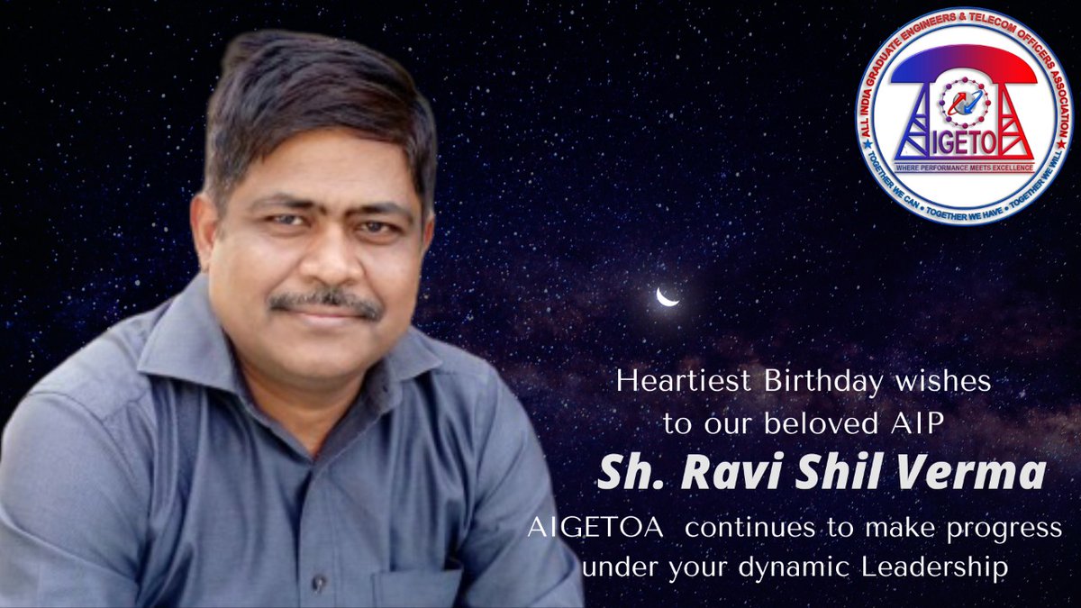 aigetoachq's tweet photo. Heartiest B'day Wishes to our beloved All India President, Shri Ravi Shil Verma for a prosperous, happy and healthy life ahead. AIGETOA will continue it's upward march under your esteemed leadership. https://t.co/kMev0BOw64