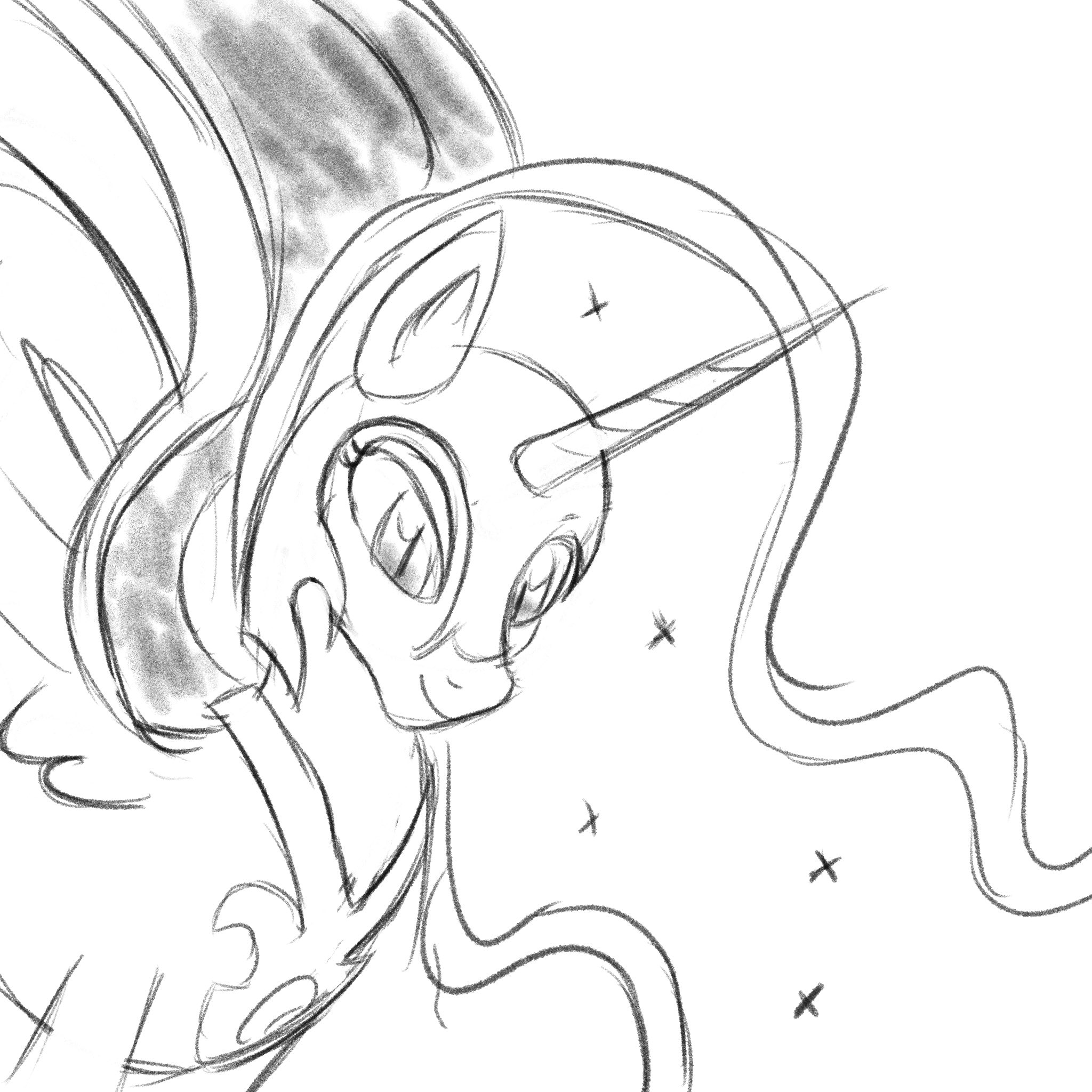 Nightmare Moon Coloring Pages