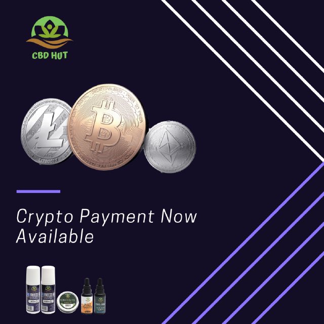 Oh hey 👀 
We are now accepting #Crypto 📈🧾

Visit cbd-hut.com for more information 

#CBD