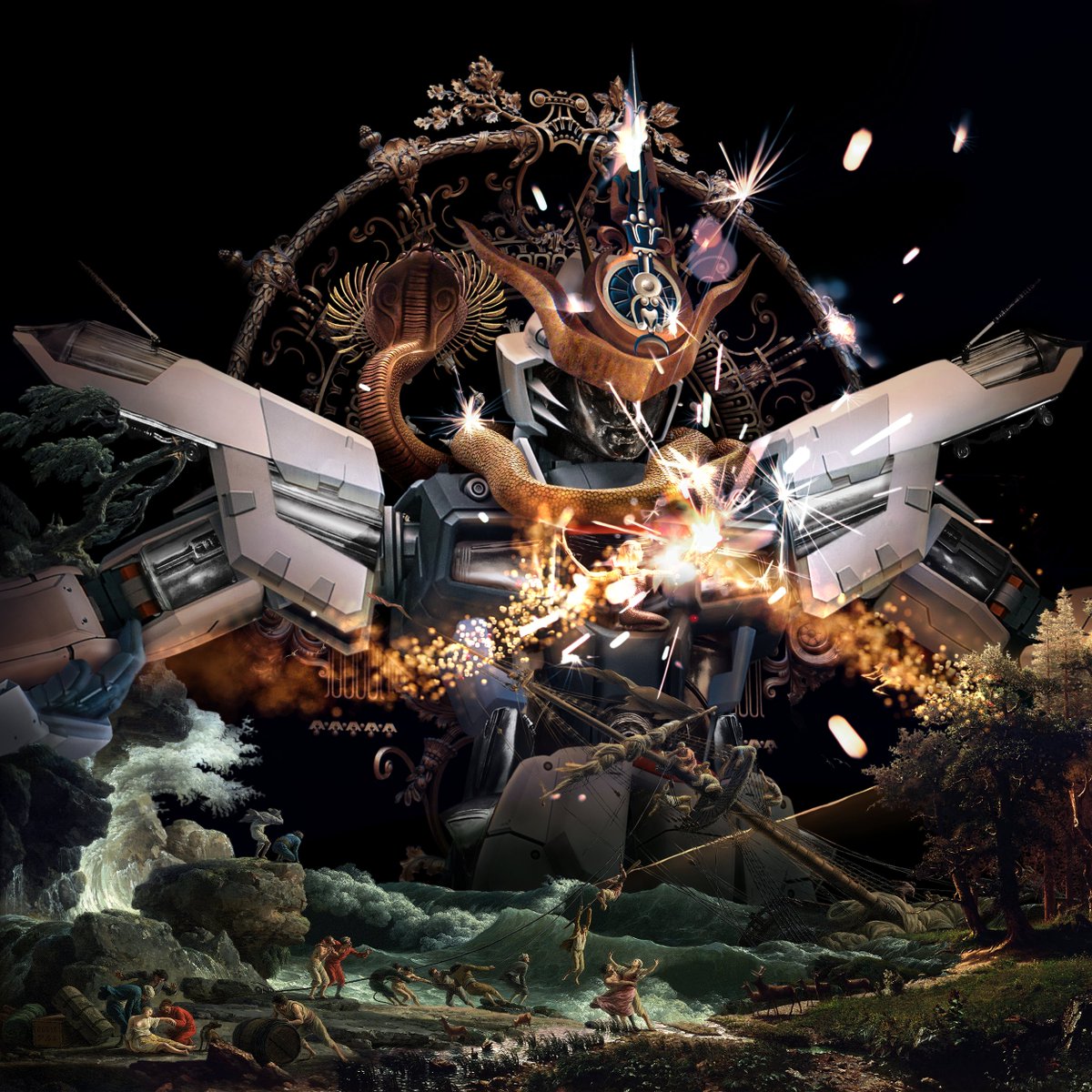 namdasart's tweet image. "Deus ex Meka"

“Any sufficiently advanced technology is indistinguishable from magic.” ― Arthur C. Clarke, Profiles of the Future

My offering to two awesome community projects by @SketchaOfficial at #SketchaFriends &amp;amp; @TheBakaArts at #SurroArt~ 🌊🐍🤖✨🌐