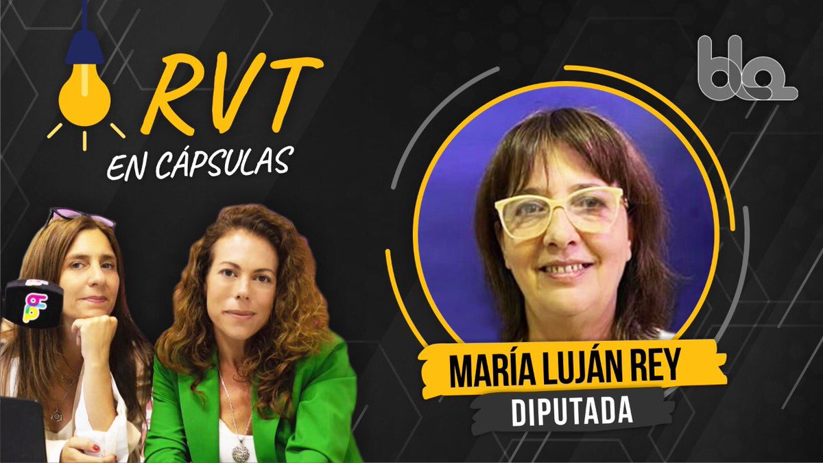 Reinventadosok's tweet photo. RVT en cápsulas - María Luján Rey https://t.co/gvZcE3rW9J vía @YouTube Gracias @MariaLujan_Rey 

@blaenvivo @lauchivaldi https://t.co/GUpQI0Dmov