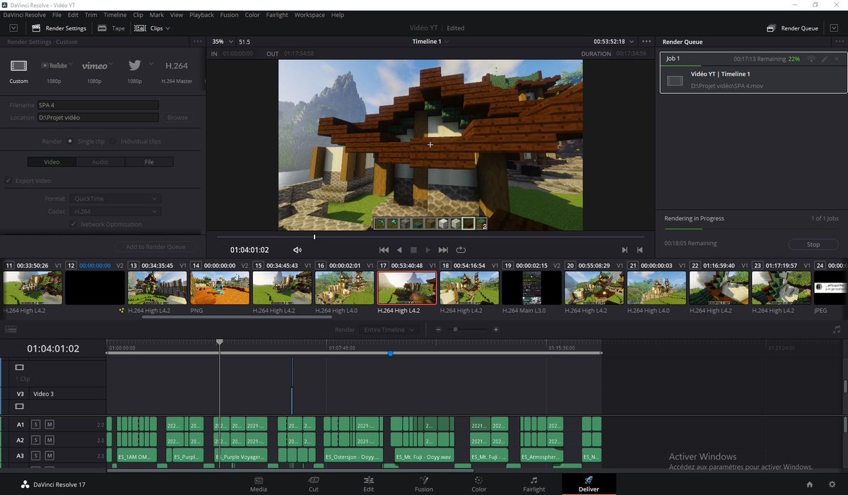 Presque 3h du mat un vendredi soir, enfin samedi matin maintenant et je finis enfin la vidéo de dimanche, un mot : une pépite !