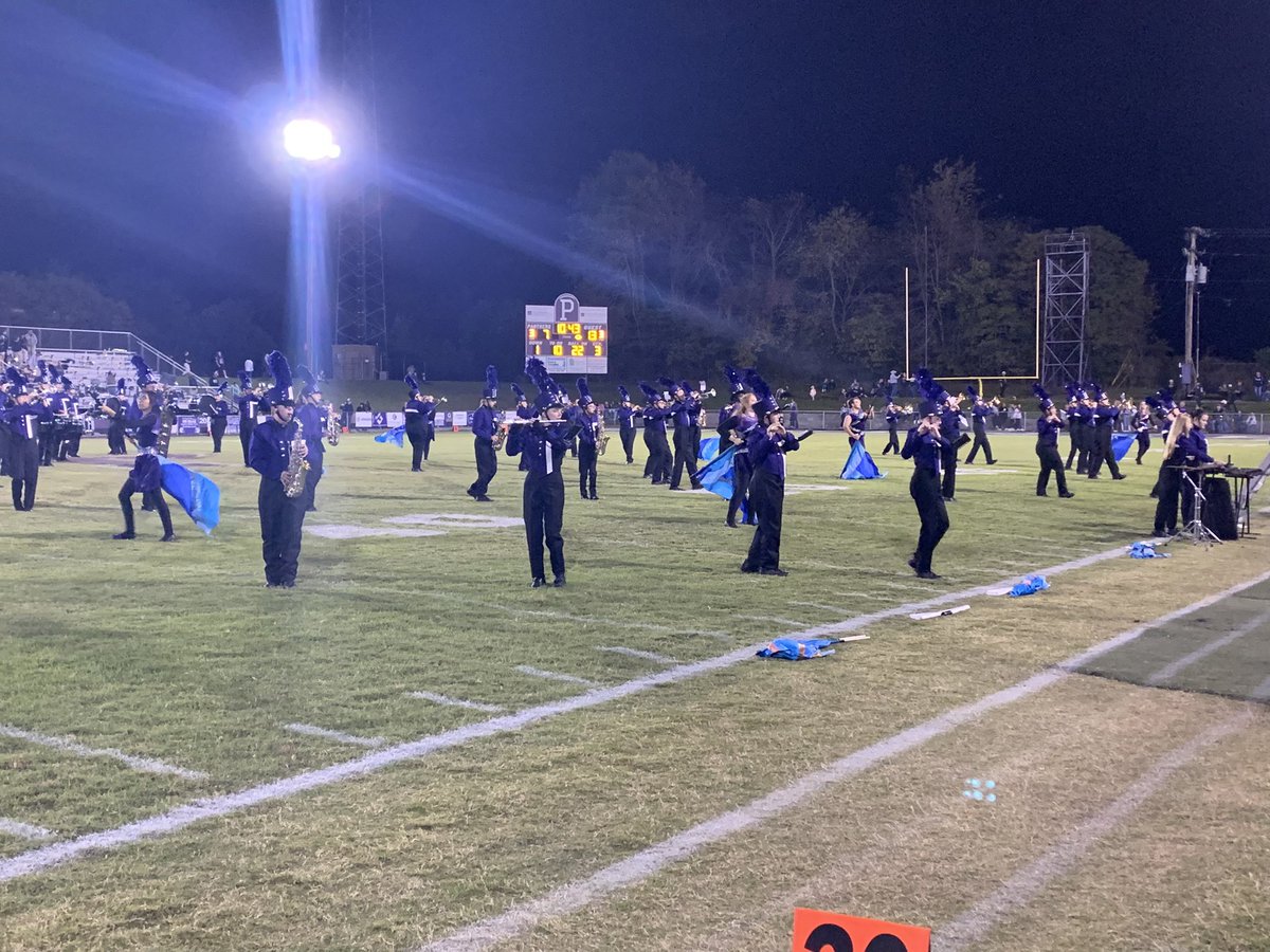 PrincipalofPHS's tweet photo. Panther Band under the lights at Edgar Johnson Stadium. A huge part is Friday Night Lights #1PHS @PHS_Renaissance @_PHSGuidance @KimMeadows_PHS @phspanthers_tn https://t.co/abOLLZ2n4M