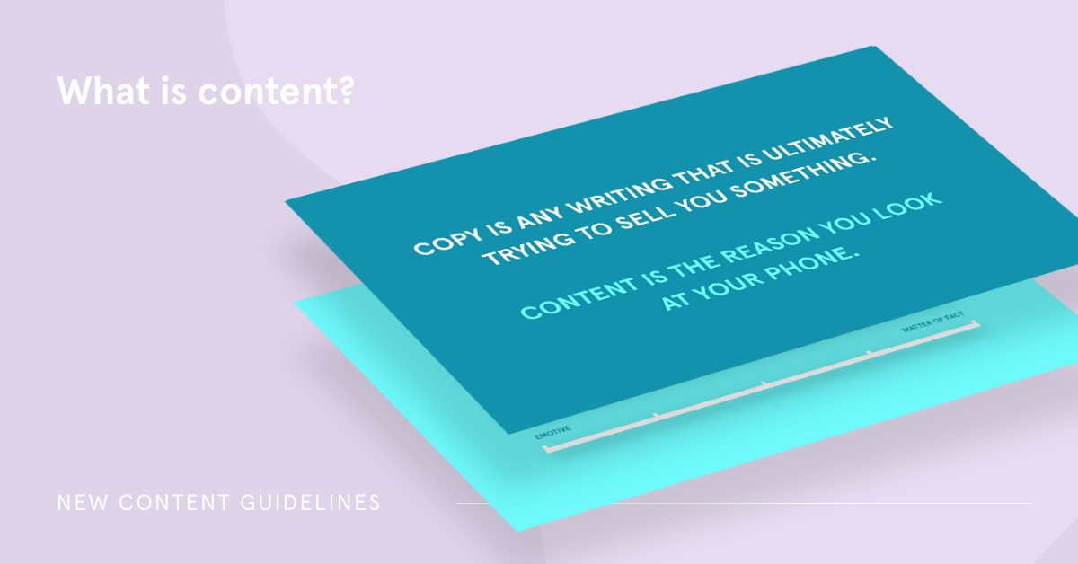 Our experts have nailed content in two simple sentences...

Copy is any writing that is ultimately trying to sell you something.

Content is the reason you look at your phone.

You need to nail your content, before you can really succeed in a digital world