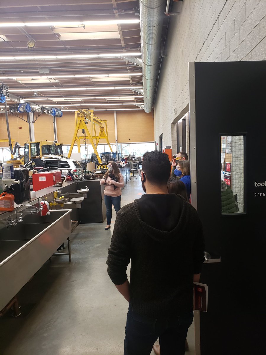 CareerEdSD57's tweet photo. A great morning tour of @CNCTrades with #SD57 teachers/staff. Thank you #myctc Katrina for the awesome tour & great info! Working together to support student career-life pathways in trades. @SD57PG @sd57stac @SD57_CI @ita_youth @CESBC_CA https://t.co/vMgWAu3RTO