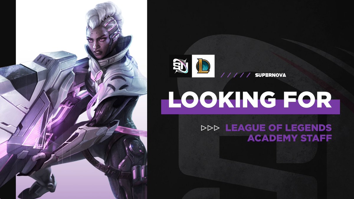 GG_SUPERNOVA's tweet photo. We're recruiting 🚨

We're looking for an Academy Head Coach and Team Manager, to help us push todays amateur talent into becoming tomorrows stars! 

Experience is not required but a bonus! 

Apply now ➝ https://t.co/oVMvXLznoh https://t.co/HqgsAlwzab