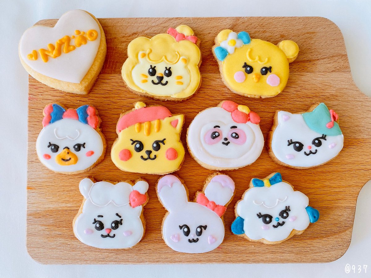 NIZOO アイシングクッキーできたー🥰🌈💓 #NIZOO #NiziU #WithU