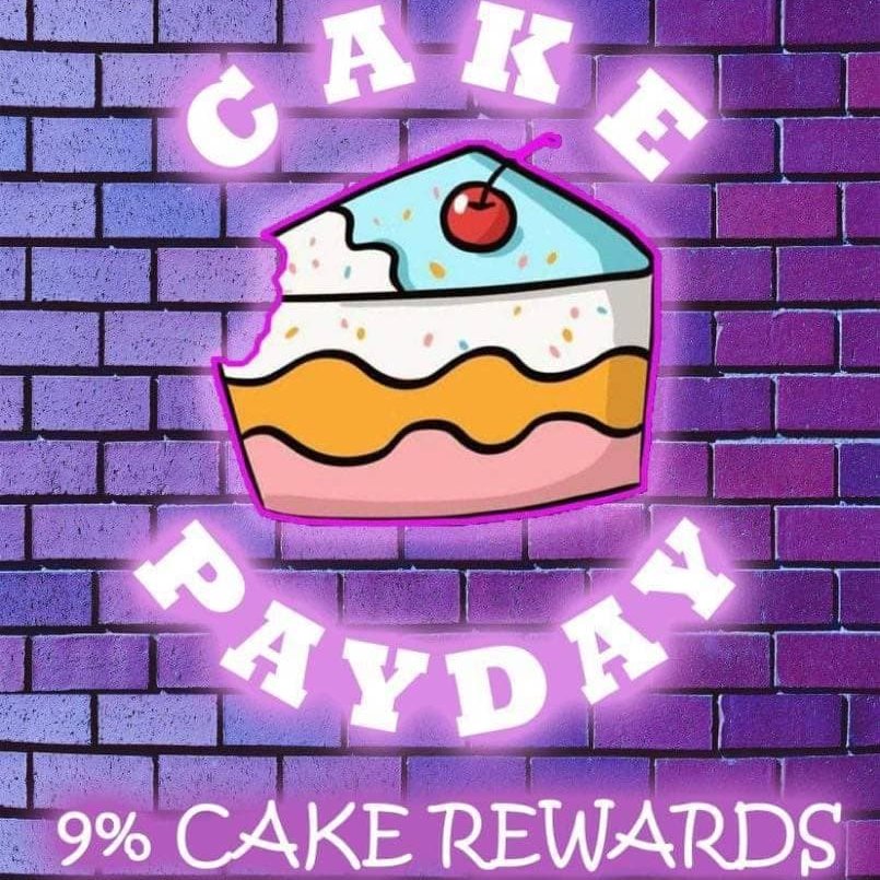 🎂🎂Cake Payday🎂🎂JUST LAUNCHED

🚀JUST fair launched
💰100 million total supply 
🔒100% LP Locked
🎂9% Cake rewards 
📊4% Marketing 
🪙3% Liquidity 
🤝Partnered with Rugscan

🚨TG: t.me/CakePayday