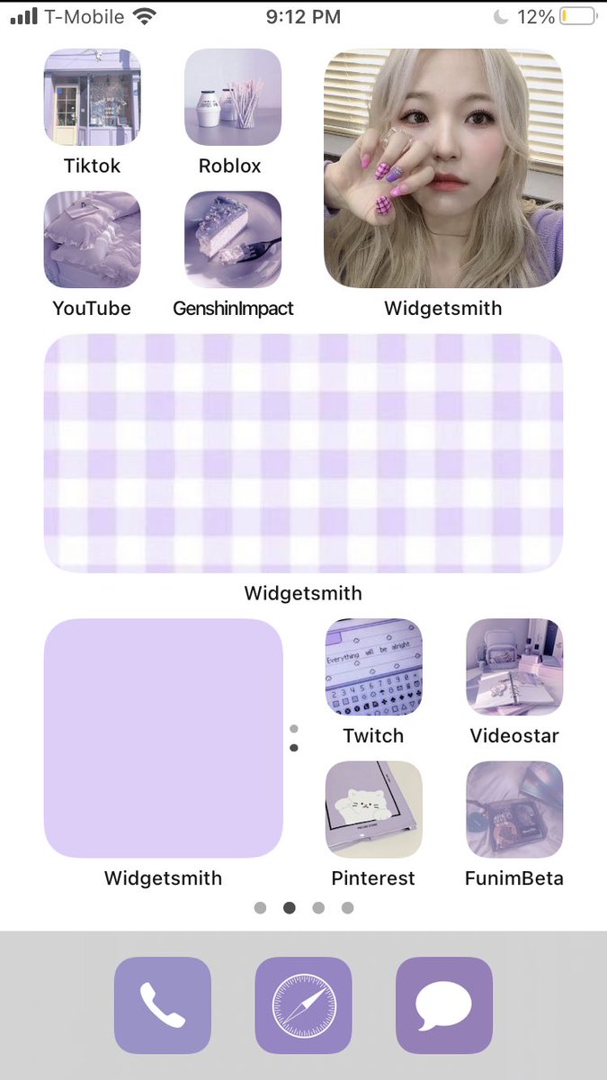 Sullichois's tweet photo. I finished my wallpaper (purple theme !! ) <3 https://t.co/uzbAJVQi2l