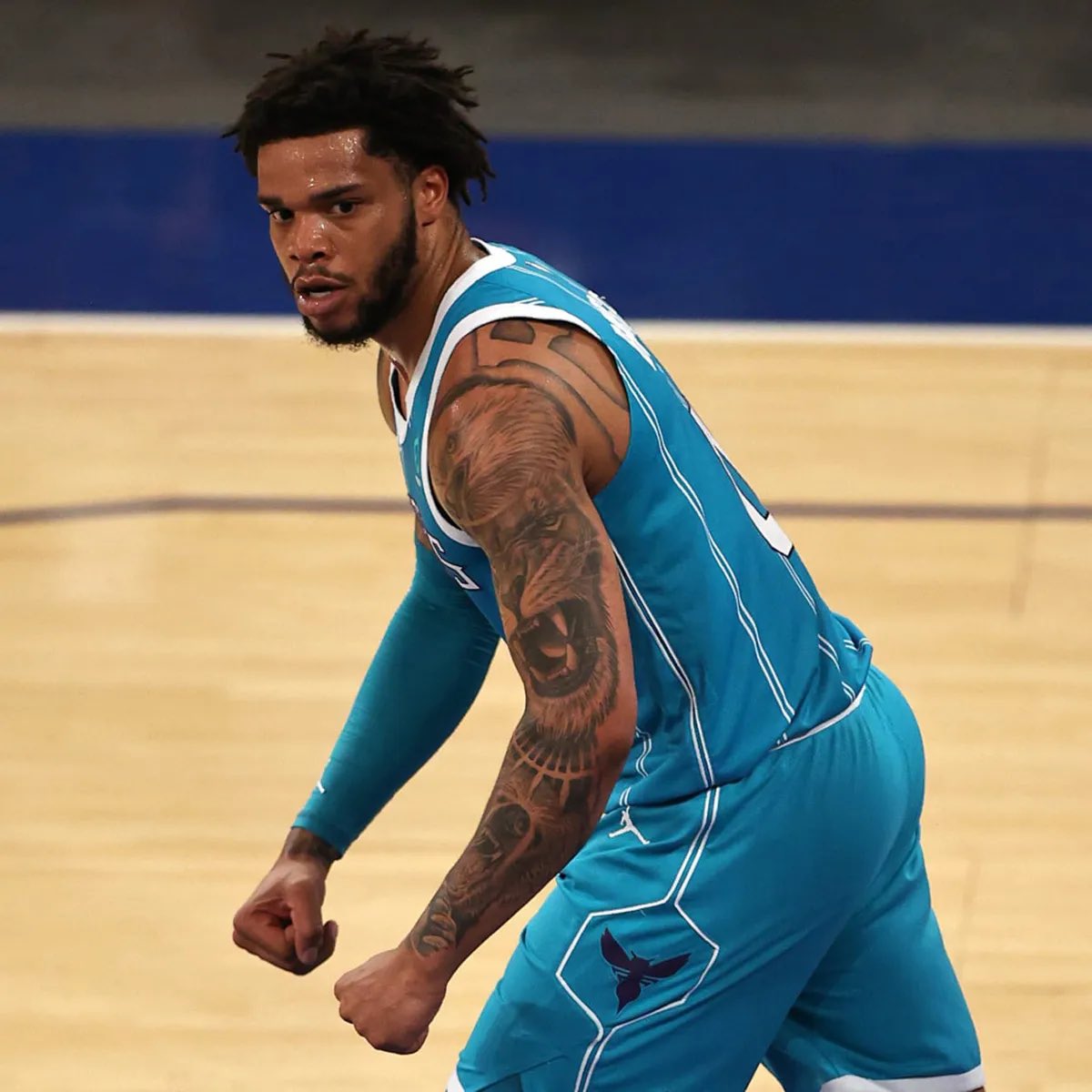 NBA Tattoos on Instagram  milesbridges finished up his left arm sleeve  that we featured a week ago Miles stuck with the animal theme and now has  a eagle lion