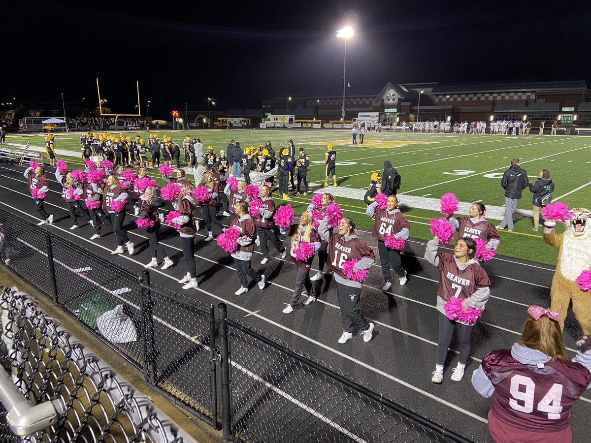 BASD_Athletics's tweet photo. Our cheerleaders and @BeaverDamUpdate are bringing the NOISE!!! Let’s go Bobcats! 🐾🏈 #BobcatCountry @BeaverAreaSD https://t.co/tJn1cmEMvb