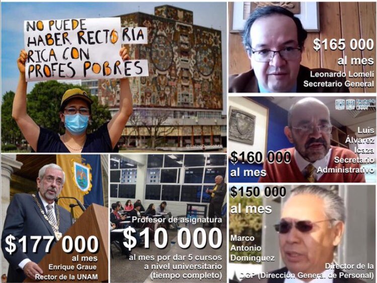 <a href="/BandaDelAzufre/">Economista de Azufre</a> <a href="/QuiqueGreue/">El Rector</a> que se escuche fuerte y tan claro Sr. Rector