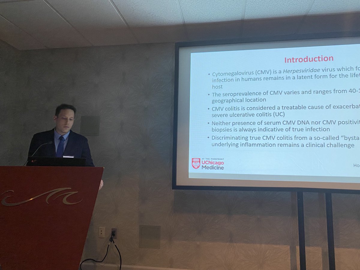 UmaMahadevanIBD's tweet photo. Utility of serum CMV testing in C pts by #naticohen #IBDEXCEED @AmCollegeGastro https://t.co/xoWLuEUx4x