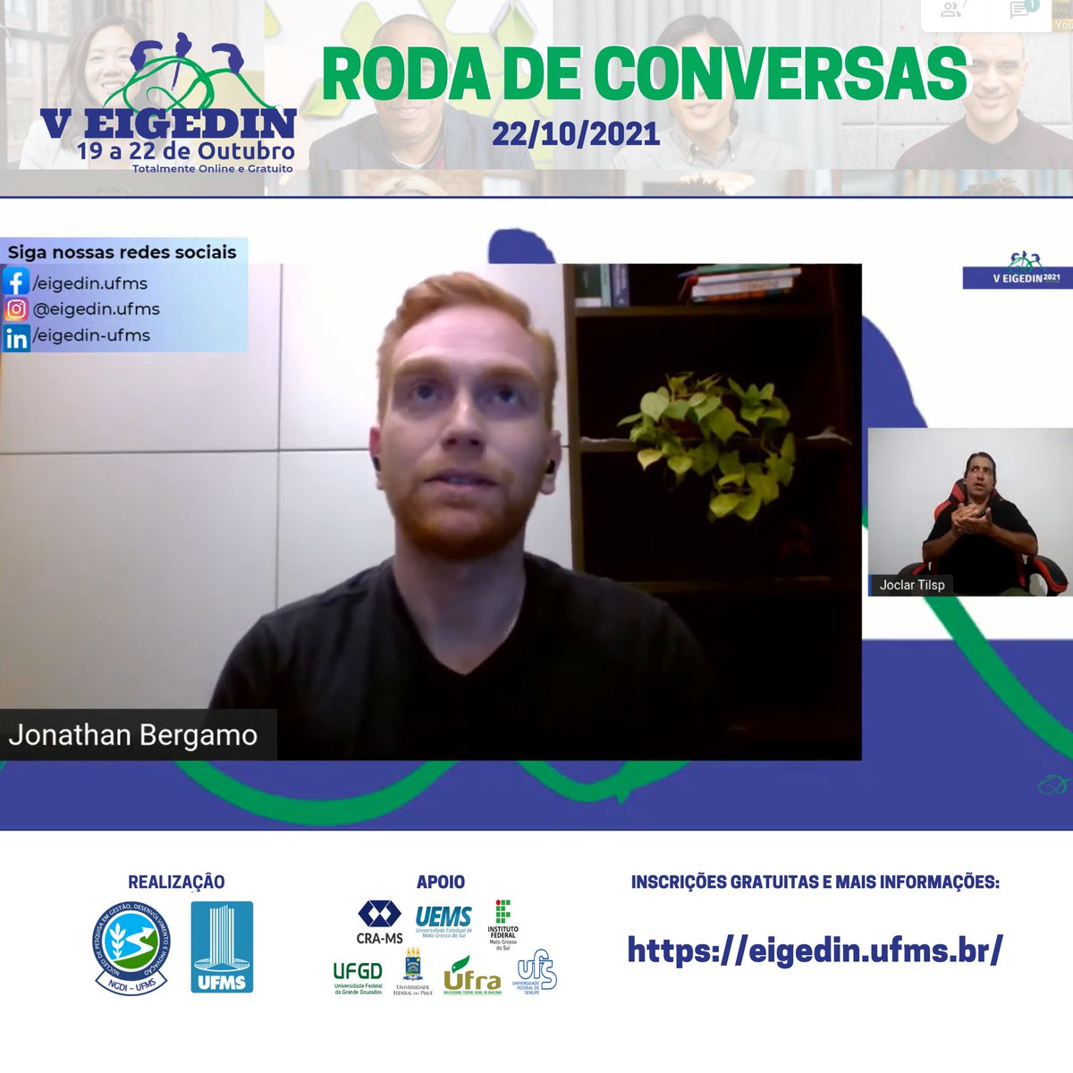 eigedin's tweet photo. Encerramos o V EIGEDIN em grande estilo, com a tradicional Roda de Conversas com Empresários, que tratou, sobre diferentes perspectivas, dos relacionamentos com os diversos stakeholders das organizações. Além disso, tivemos a Premiação dos Melhores Artigos do Evento. #eigedin https://t.co/soR0bUYF90