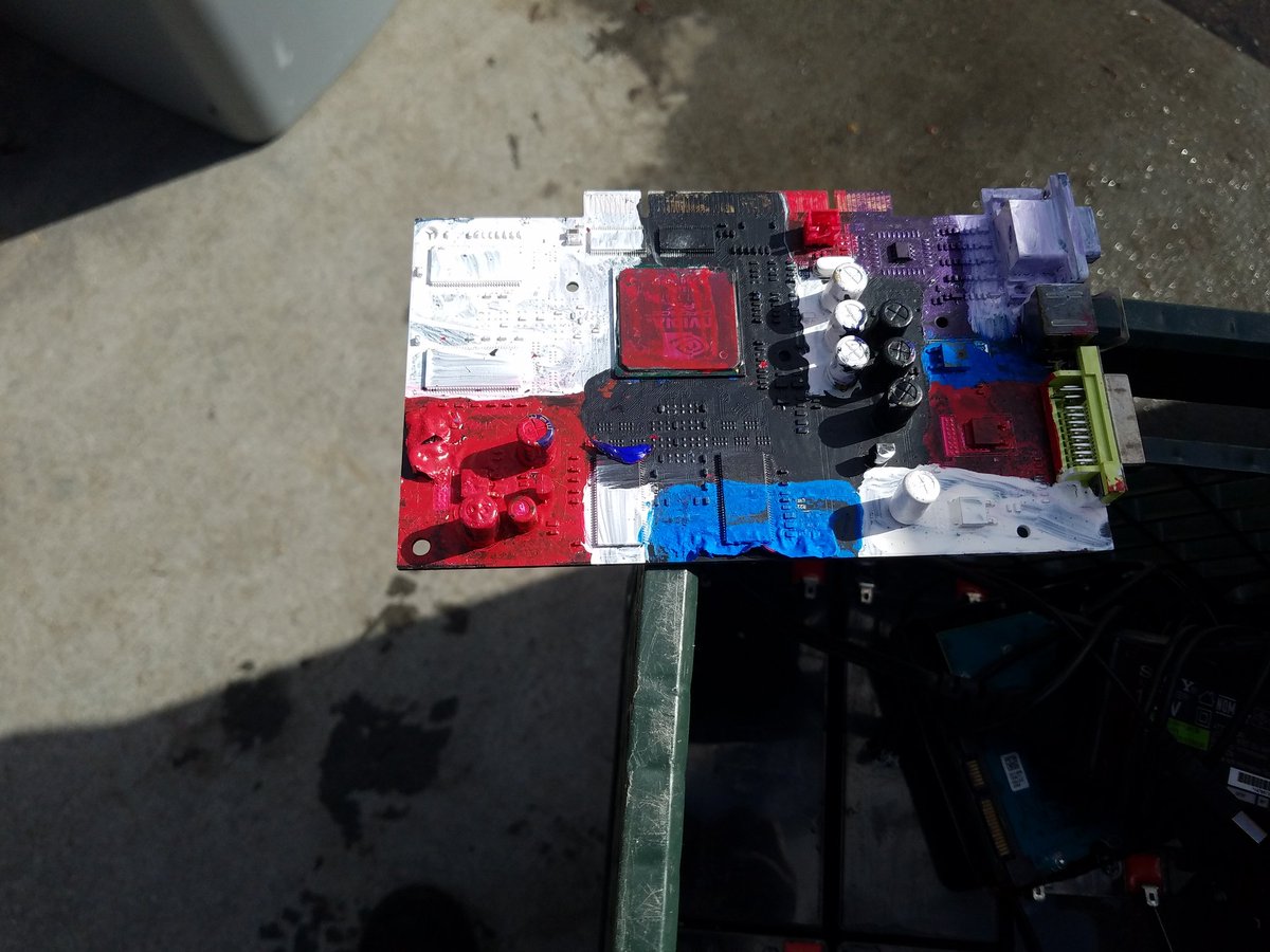 EndlessEwaste's tweet photo. #techgore #graphicscard #paint
Check out these customized graphics cards! https://t.co/igB4sEi40s