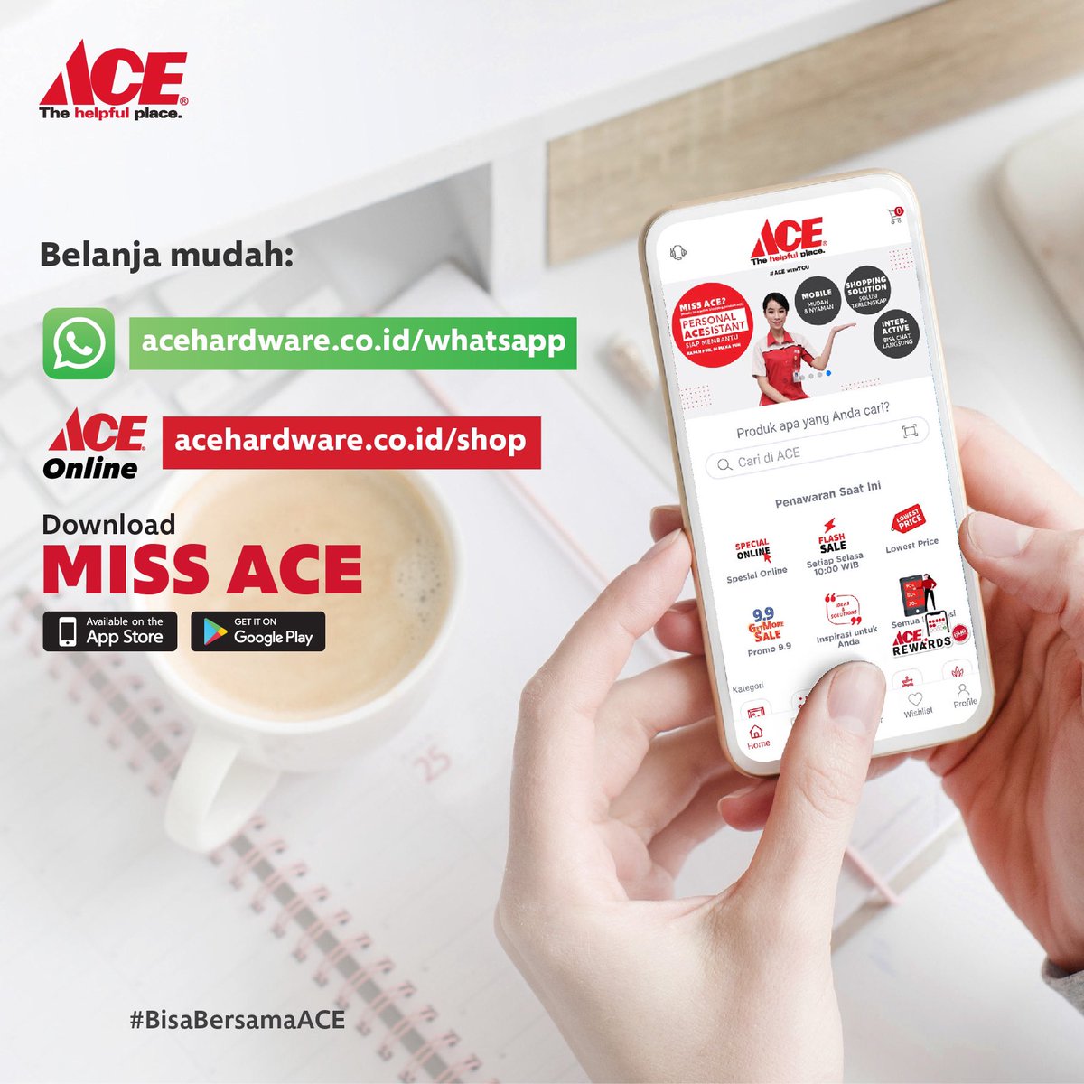 ACEIndonesia's tweet photo. ACEs akhir pekan waktunya menyempatkan diri untuk olahraga. Anda bisa coba latih seluruh tubuh dengan peralatan olahraga ringkas yang tersedia di ACE.
#ACEBoomSale2021 #ACEBoomSale #BisaBersamaACE #Tunturi #Berwyn #Olahraga #Gym #HomeGym #WeightPlate #Weight #SmithMachine https://t.co/Sf7PX3XdX5