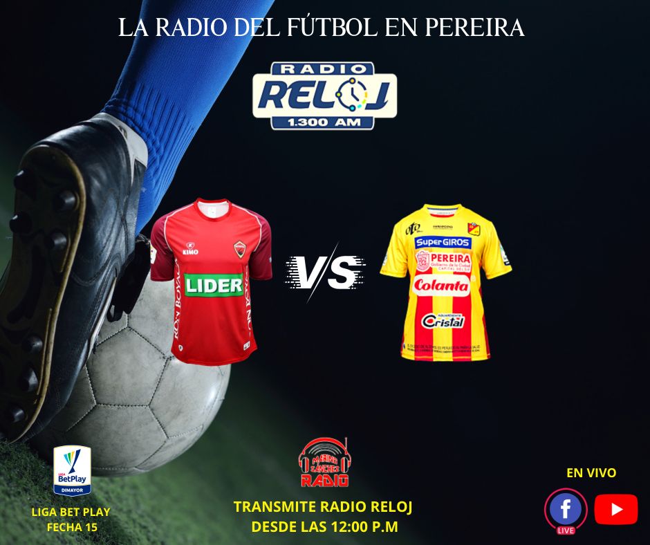 jjtabimarelata's tweet photo. (((AL AIRE))) Desde las 12m por Radio Reloj 1300am y las diferentes plataformas.

Vamos con toda!!!! 
Con amor, pasión y sentimiento pereirano 🟡🔴 https://t.co/WJpL6trTcG