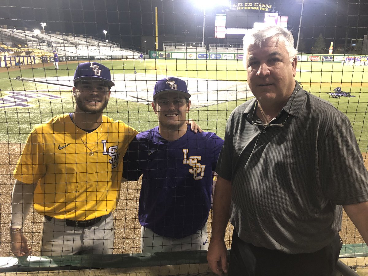 Great to be able to catch up with two former <a href="/delgadodolphins/">Delgado Athletics</a> turned LSU Tigers, Brayden Jobert and Tyler McManus. Best of luck this season!