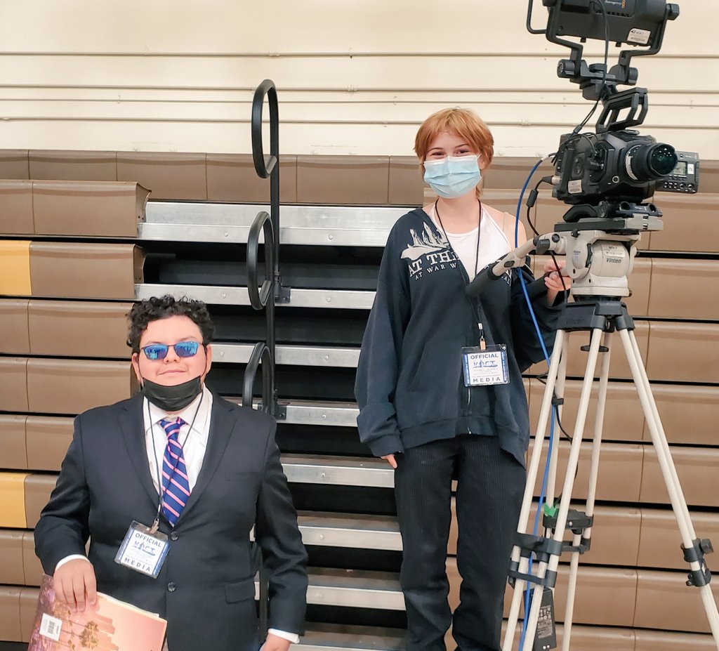 Proud of Mrs. Hickman's OHS Video Production students collaborating with KOCT to host &amp; live stream tonight's girls volleyball game. GO PIRATES!!!