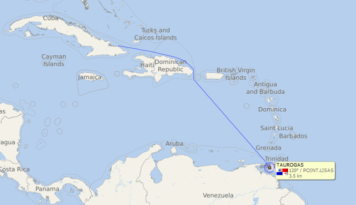 FlconEYES's tweet photo. Acaba de llegar #TauroGas #IMO9031985 #9031985 a Point Lisas, 10°18.589 N 61°29.417 W Trinidad y Tobago. #22Oct #HappeningNow https://t.co/HlQYgrsNYV