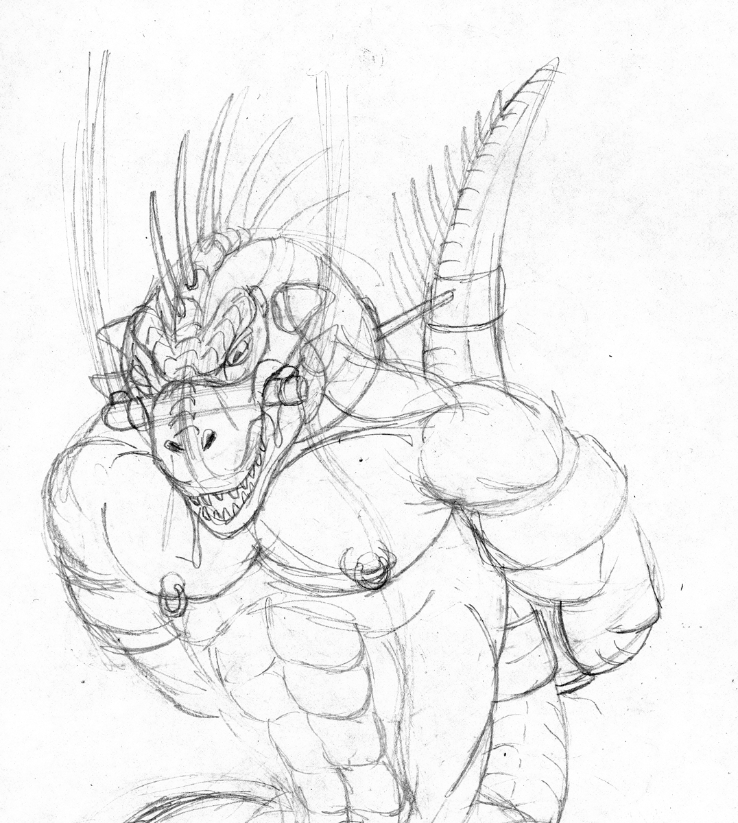 carnaltaur's tweet photo. Wasn't happy with how one image was coming out, so back to the "drawing board" with it. This... is so much better. Cropped WIP

And yes, this is Kreg. Will have to explain how he got in such a predicament. https://t.co/AfPzKgDkGw