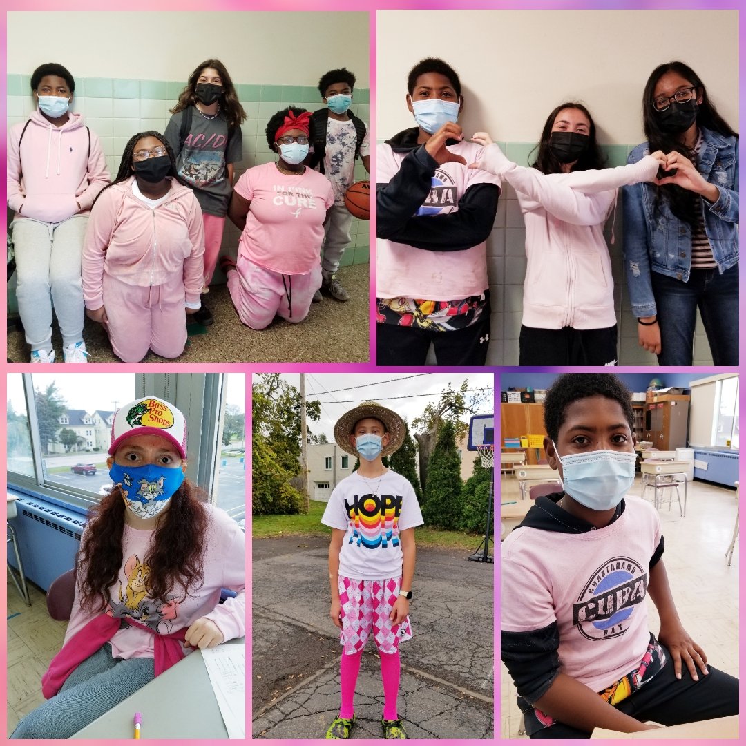 ASCAMrsNova's tweet photo. ASCA October Spirit Day! Real Saints Wear Pink! @ASCA_Albany @RCDASchools https://t.co/VQdCnxA40z
