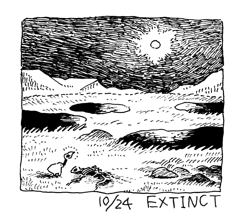 24:EXTINCT
 #inktober2021 