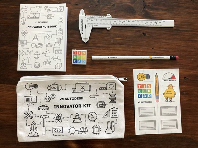 KidToyology's tweet photo. Got My @Autodesk Innovator Kits! Thank you @tinkercad &amp; @instructables! Can't wait to #Innovate &amp; Enter some Contests with my students! https://t.co/uOHA3Umw0E @achs_scorpions #CTE #STEAM #Makerspace #RealWorldSkills https://t.co/RT9gZFgW6J