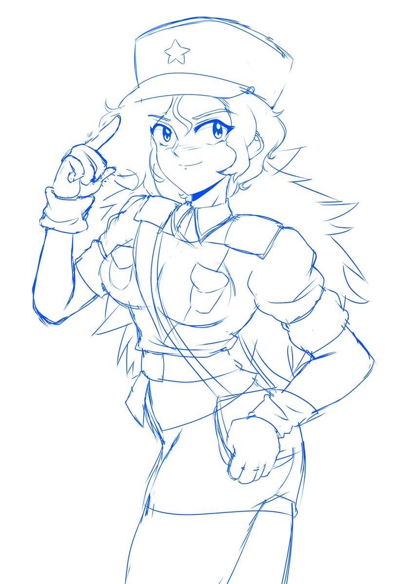 RT @PitCloverDraws: WIP of the lovely Officer Jenny~ https://t.co/Dy7kSYp7DH