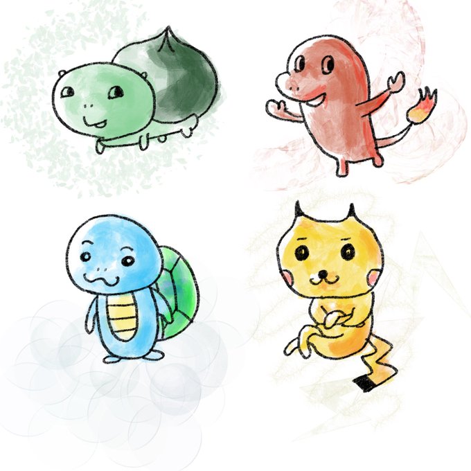 ゼニガメのtwitterイラスト検索結果 古い順