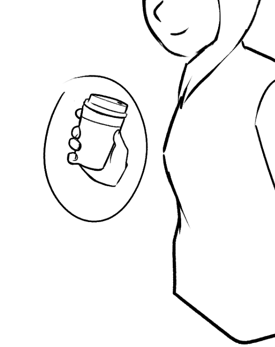 accidentally using the ink tool instead of the lasso tool like the silly goose i am 